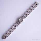 Vintage Armitron Fashion Watch for Her | Steel Chain Bracelet Watch