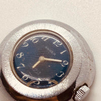 Cadran bleu Anker 17 bijoux allemand montre pour les pièces et la réparation - ne fonctionne pas