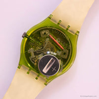 Vintage 1991 Swatch GZ117 Flaeck reloj Edición limitada No. #3756