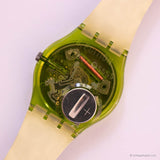 خمر 1991 Swatch ساعة GZ117 FLAECK إصدار محدود رقم #3756