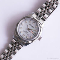 Vintage Mother of Pearl Dial Watch by Armitron | Date Watch for Women