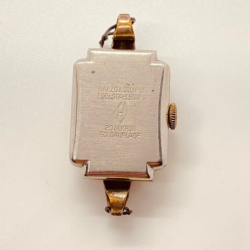 Montre Bracelet Château Cadillac Art Déco Suisse - Années 1920, Mécanique Manuelle, Boîtier Carré Argenté