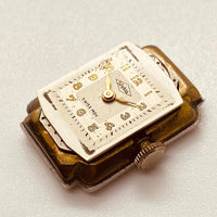 Movimiento suizo de Weka Art Deco reloj Para piezas y reparación, no funciona