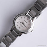 Vintage Round Dial Watch by Armitron | Japan Quartz Silver-tone Watch