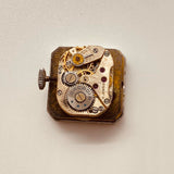 Art Deco Rectangular Arcadia 15 Jewels Swiss Watch for Parts & Repair - NOT WORKING