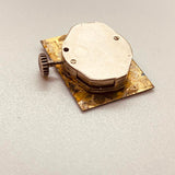 Art Deco Rectangular Alfex Blue Dial Swiss Watch for Parts & Repair - NOT WORKING