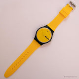 Raro Swatch NUOVO GENT SUOB120 CIAO TUTTI Watch | Giallo vintage Swatch