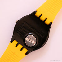 Extraño Swatch NUEVO GENT SUOB120 CIAO TUTTI reloj | Amarillo vintage Swatch