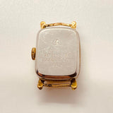 Ormo Cal. FERSA D.R.P. Art Deco chapado en oro reloj Para piezas y reparación, no funciona