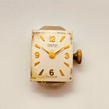 Ormo Cal. FERSA D.R.P. Art Deco chapado en oro reloj Para piezas y reparación, no funciona