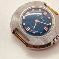 Blaues Zifferblatt Ducado 17 Juwelen selten Uhr Für Teile & Reparaturen - nicht funktionieren