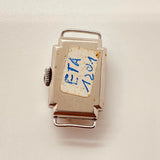 ساعة Ebel Art Deco ETA 1201 سويسرية الصنع لقطع الغيار والإصلاح - لا تعمل