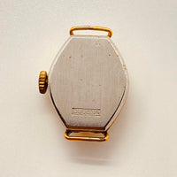 Arte deco Dugena 17 joyas alemanas reloj Para piezas y reparación, no funciona
