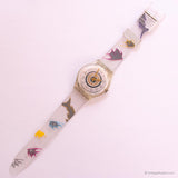 كلاسيكي Swatch ساعة ديلاف GK145 | التسعينيات الحد الأدنى Swatch ساعة جنت