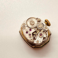 Art deco Ducado Anker 17 gioielli orologi tedeschi per parti e riparazioni - non funziona