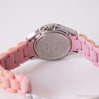 Vintage Chic Fashion Watch by Armitron | Pink Ceramic Bracelet Watch