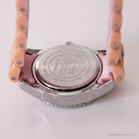 Mode chic vintage montre par Armitron | Bracelet en céramique rose montre