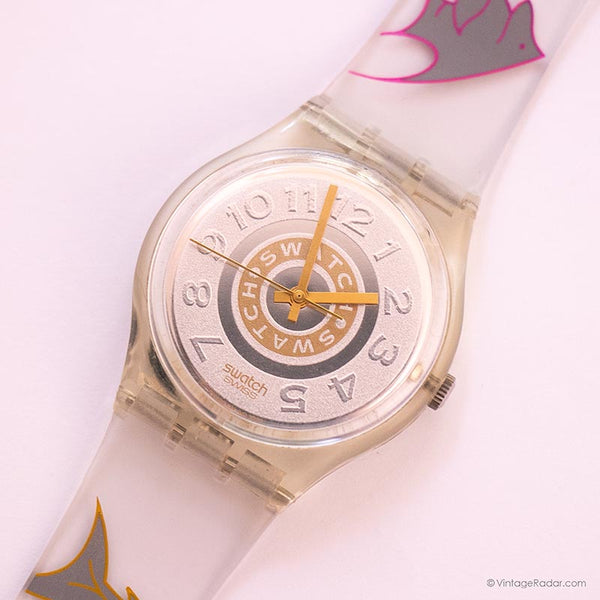 Vintage ▾ Swatch DELAVE GK145 orologio | Minimalista degli anni '90 Swatch Gent Watch