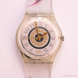 كلاسيكي Swatch ساعة ديلاف GK145 | التسعينيات الحد الأدنى Swatch ساعة جنت