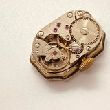 Bührer 15 Rubis piccolo orologio tedesco per parti e riparazioni - Non funzionante