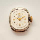 Porta 17 Rubis Gold-Plated German Watch for Parts & Repair - NOT WORKING