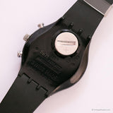 Vintage Swatch Chrono SCN102 SILVER STAR Watch | 90s Swiss Quartz