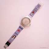 Ancien Swatch Sabbia ygs1006 montre | 1990 Swatch Ironie grande montre