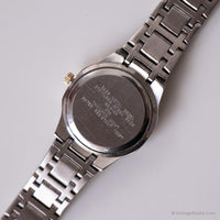 Vintage bicolore Armitron Date montre | Acier inoxydable à cadran gris montre