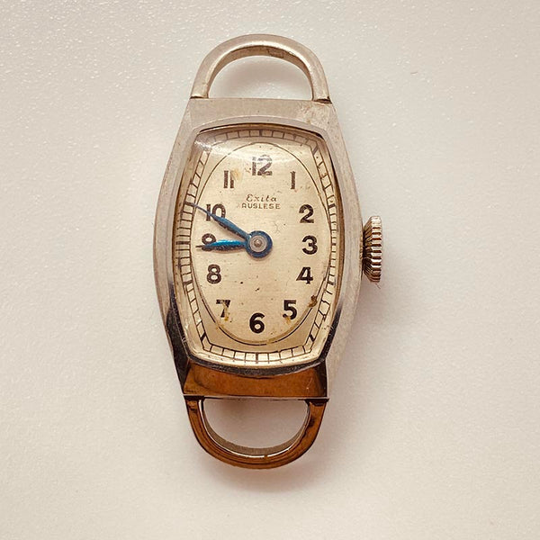 1940s Exita Auslese Bauhaus German Watch for Parts & Repair - NOT WORKING