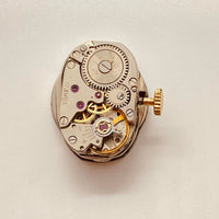 Aipha art deco 17 rubis chapado en oro reloj Para piezas y reparación, no funciona