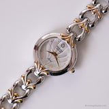 Vintage Armitron Diamond Dress Watch | Round Dial Two-tone Wristwatch
