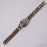 Vintage Gray Dial Armitron Watch | Elegant Two-tone Date Watch for Her
