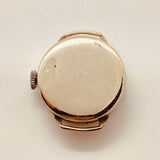 1930S Art déco German Pocket Style montre pour les pièces et la réparation - ne fonctionne pas