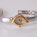 Jahrgang Armitron Diamant Uhr für sie | Elegantes Armband Armbanduhr