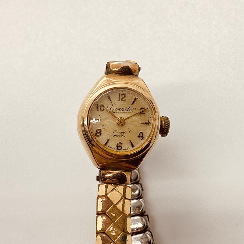 Everite Incabloc 17 Jewels Swiss Made Watch for Parts & Repair