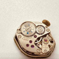 Everite Incabloc 17 joyas suizas hechas reloj Para piezas y reparación, no funciona