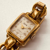 1950 Art déco zome 10 rubis Swiss Cal montre pour les pièces et la réparation - ne fonctionne pas