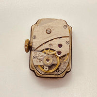 1950 Art déco zome 10 rubis Swiss Cal montre pour les pièces et la réparation - ne fonctionne pas