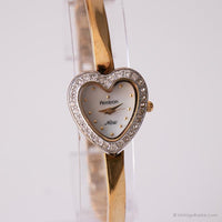 Antiguo Armitron En forma de corazón reloj | Regalo del día de San Valentín reloj