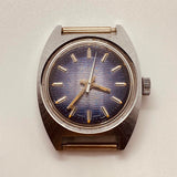 Blue Dial Victory 17 Jewels Swiss Made Watch for Parts & Repair - NOT WORKING