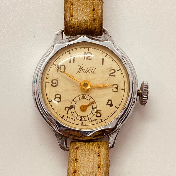 Art Deco Basis Swiss Made Trench Watch for Parts & Repair - NOT WORKING