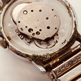 Cadran bordeaux Kelton par Timex Français montre pour les pièces et la réparation - ne fonctionne pas