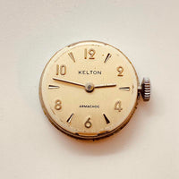 Pequeño Kelton Armachoc 46n por Timex Francés reloj Para piezas y reparación, no funciona