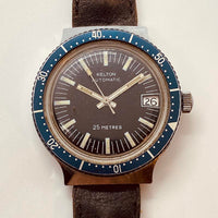 Racing des années 1970 Kelton Automatique de Timex Français montre pour les pièces et la réparation - ne fonctionne pas