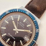 سباق السبعينيات Kelton تلقائي بواسطة Timex الساعة الفرنسية لقطع الغيار والإصلاح - لا تعمل