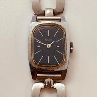 1976 Blaues Zifferblatt Kelton von Timex Französisch Uhr Für Teile & Reparaturen - nicht funktionieren