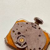 1976 Dial azul Kelton por Timex Francés reloj Para piezas y reparación, no funciona