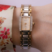 Vintage ▾ Armitron Orologio abito di lusso | Orologio da polso rettangolare bicolore