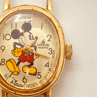 Ultra pequeño Lorus V811 Mickey Mouse reloj Para piezas y reparación, no funciona