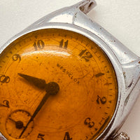 الأربعينيات Westclox ساعة الخندق مصنوعة في الولايات المتحدة الأمريكية لقطع الغيار والإصلاح - لا تعمل